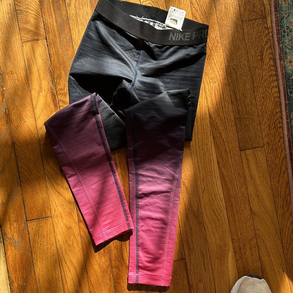 Nike pro ombré hyper warm leggings - Picture 2 of 3